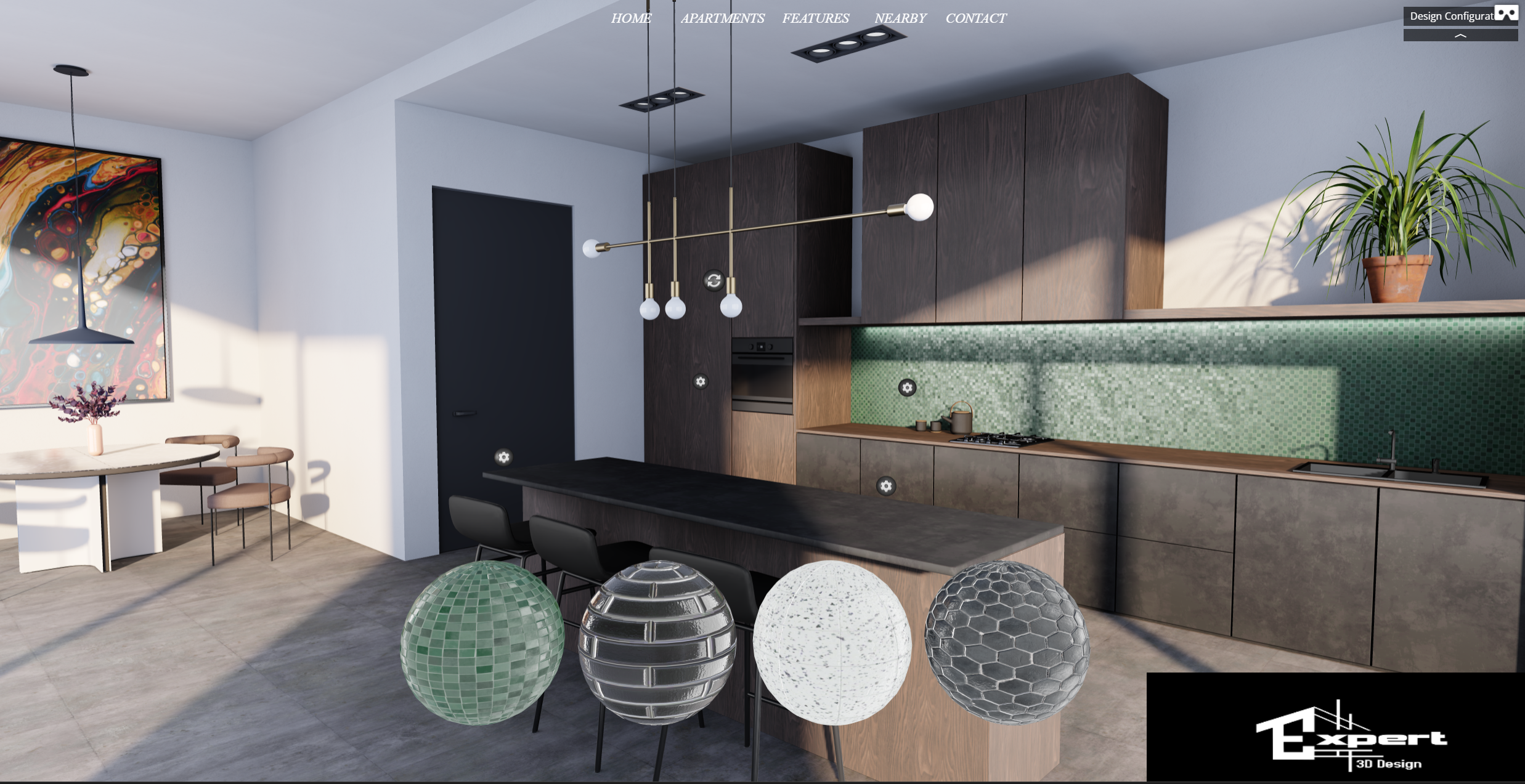 3D Property View 360° - walkthrough Free Movement
